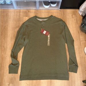 RedHead Olive Green Men's Henley